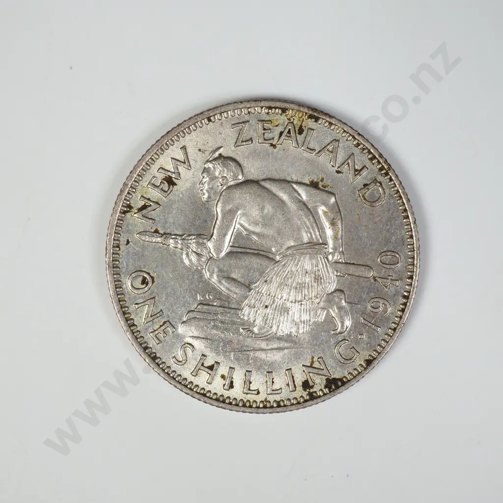 1940 ONE SHILLING, E.F, C.V. $80 Image 1++