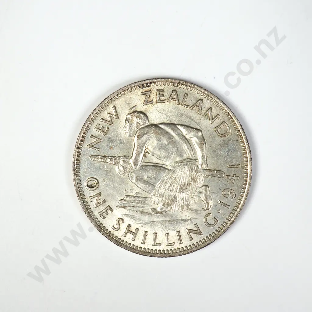 1941 ONE SHILLING, E.F, C.V. $225 Image 1++