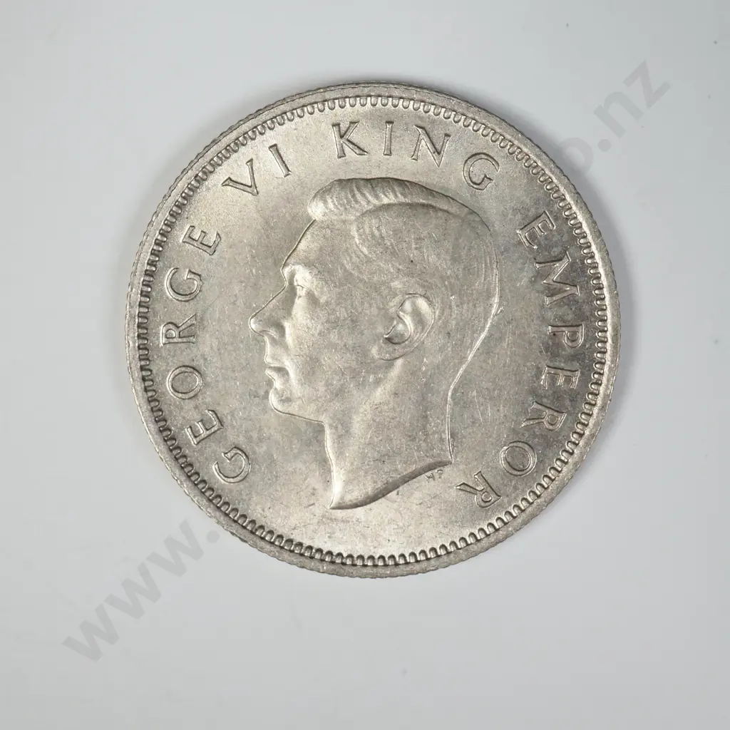 1945 ONE SHILLING, E.F, C.V. $50 Image 1++