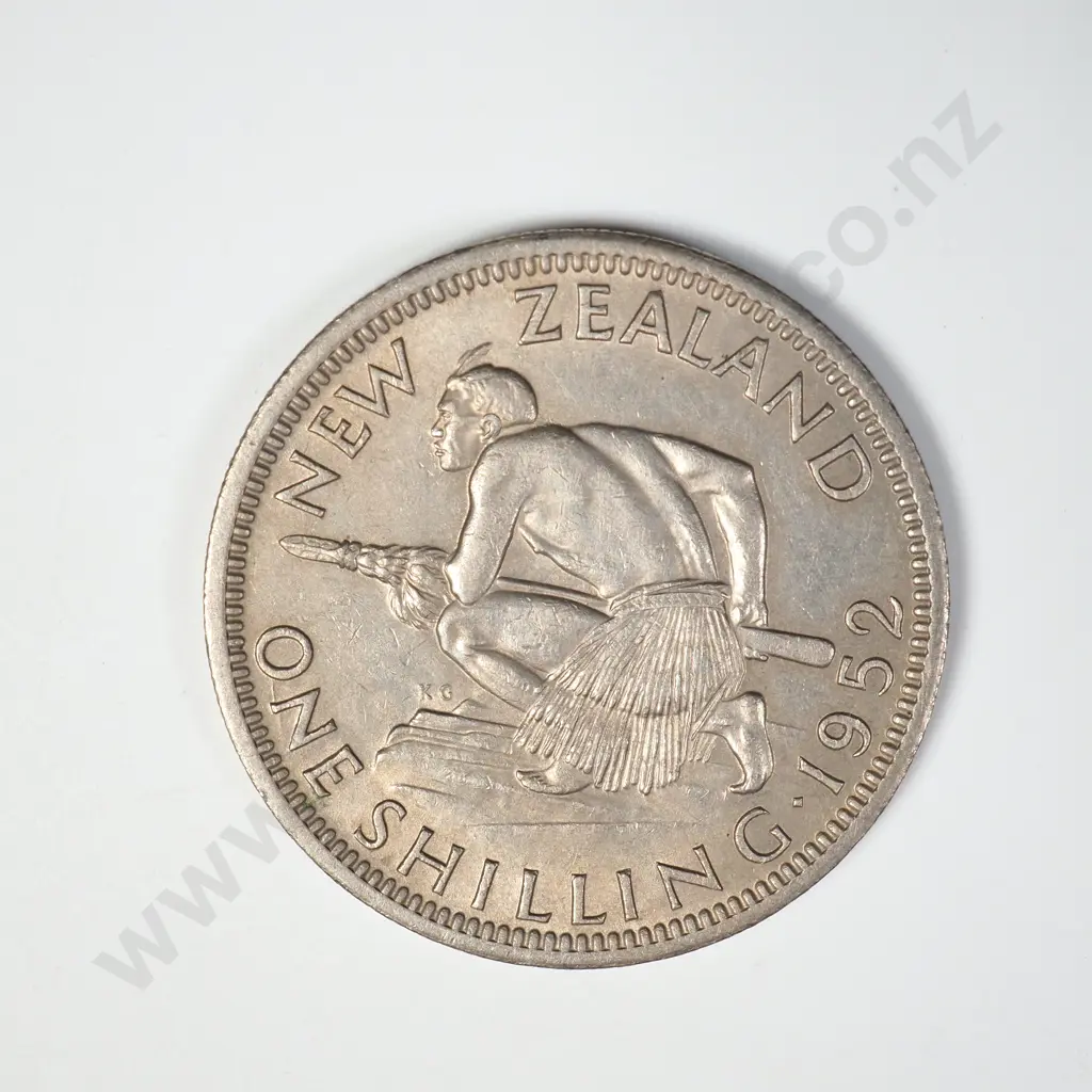 1952 ONE SHILLING, E.F, C.V. $65 Image 1++
