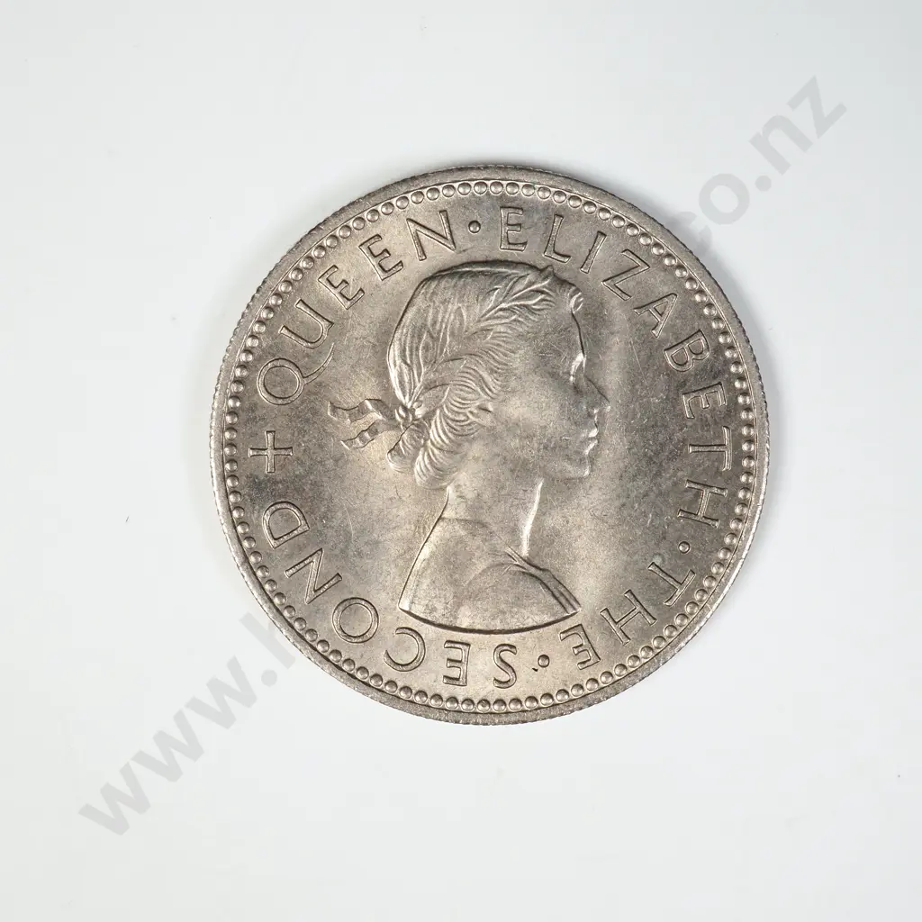 1957 ONE SHILLING, UNC, C.V. $70 Image 1++