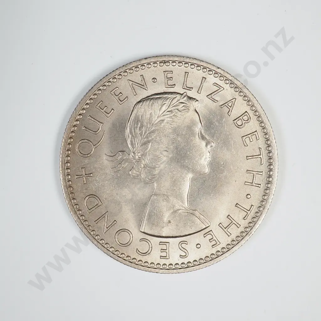 1961 ONE SHILLING, A.UNC, C.V. $25 Image 1++