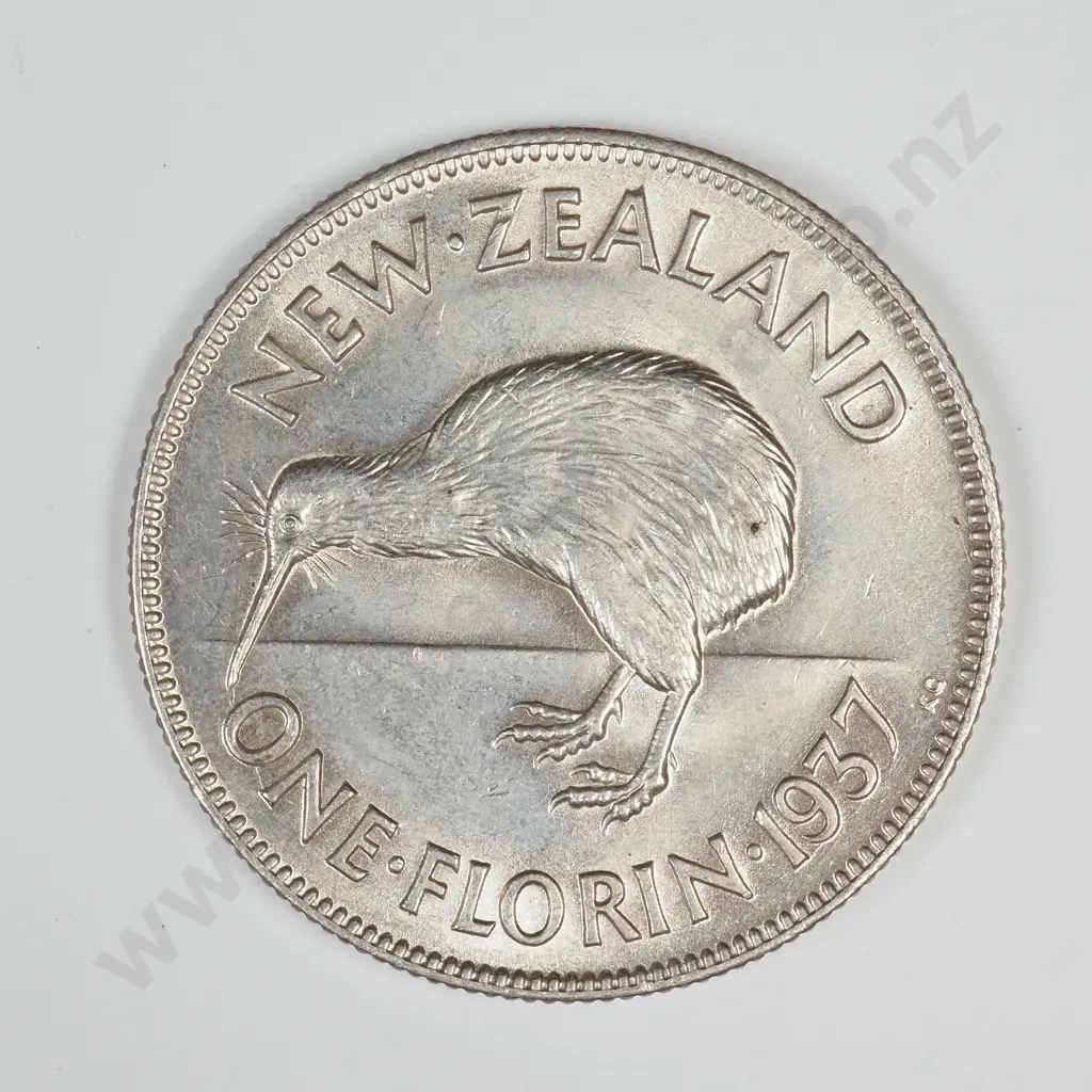 1937 FLORIN, UNC, C.V. $700 Image 1++