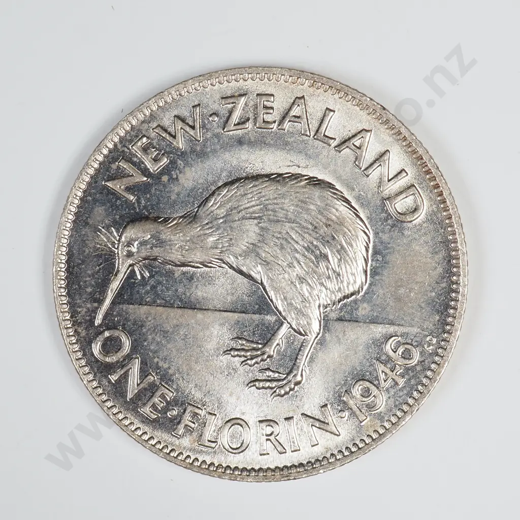 1946 FLORIN, A.UNC, C.V. $175 Image 1++