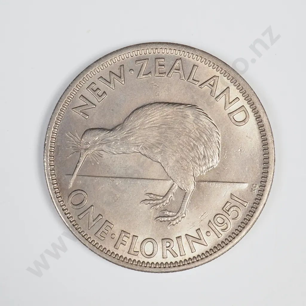 1951 FLORIN, A.UNC, C.V. $65 Image 1++
