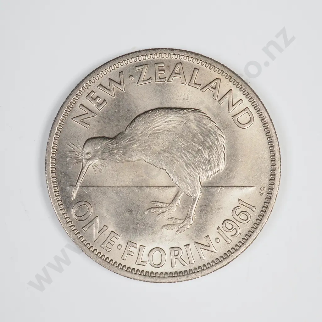 1961 FLORIN, UNC, C.V. $75 Image 1++
