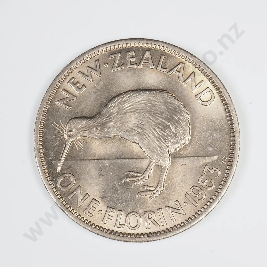 1963 FLORIN, UNC, C.V. $45 Image 1++