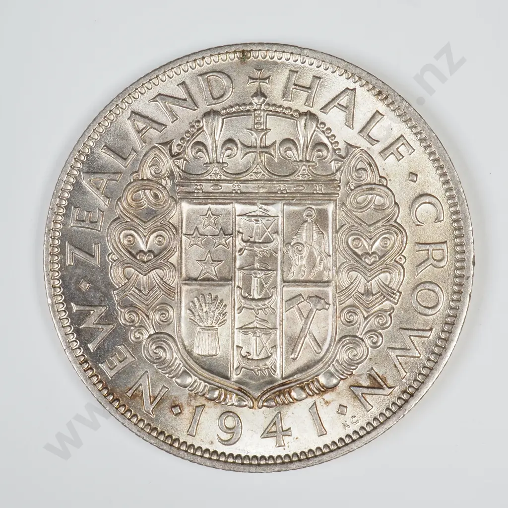 1941 HALFCROWN, UNC, C.V. $450 Image 1++