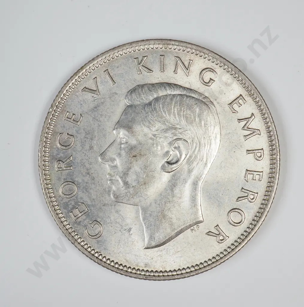 1945 HALFCROWN, E.F, C.V. $90 Image 1++