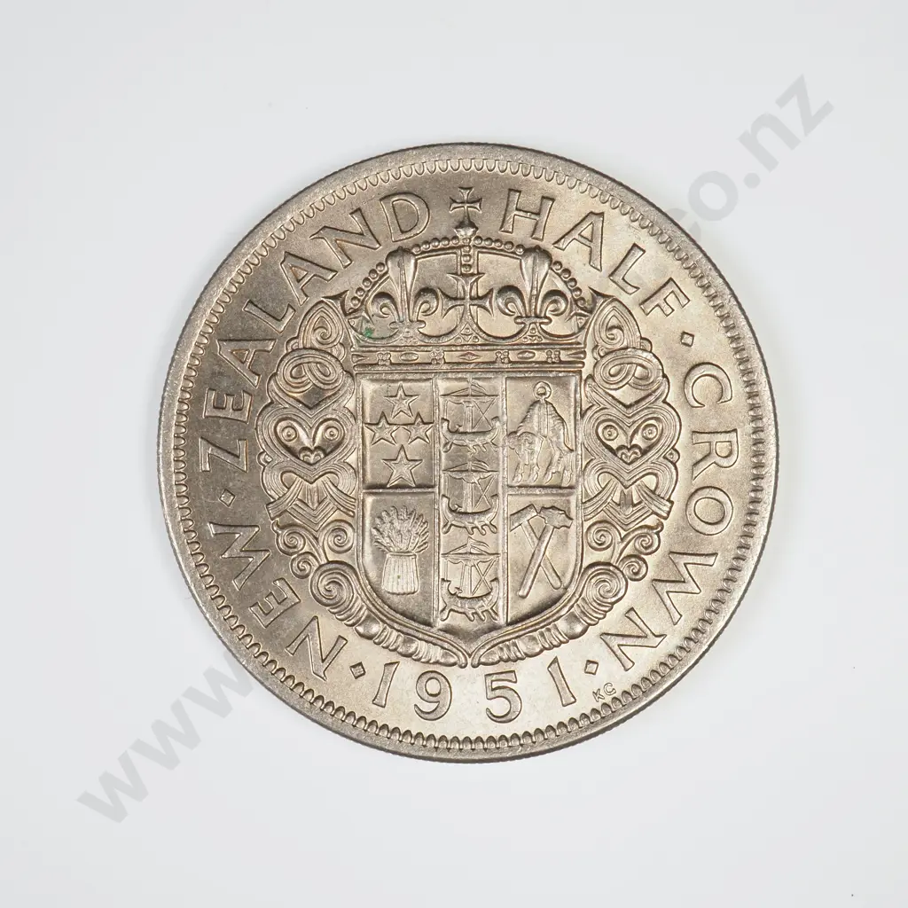 1951 HALFCROWN, UNC, C.V. $80 Image 1++