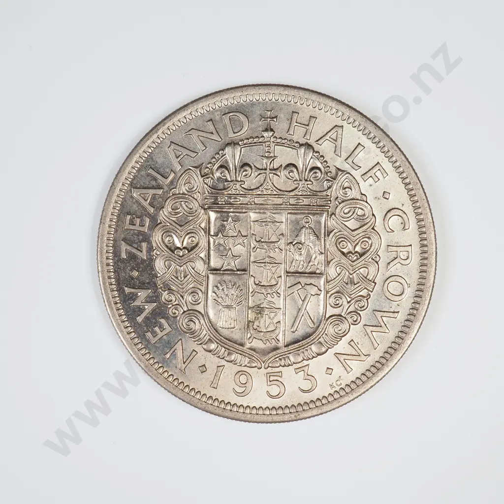 1953 HALFCROWN, UNC, C.V. $100 Image 1++