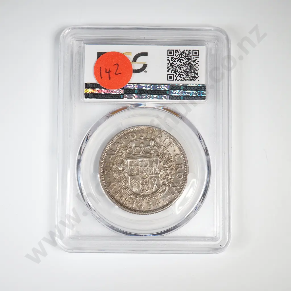 1934 HALFCROWN, MS64, MINIMUM C.V. $850 Image 1++