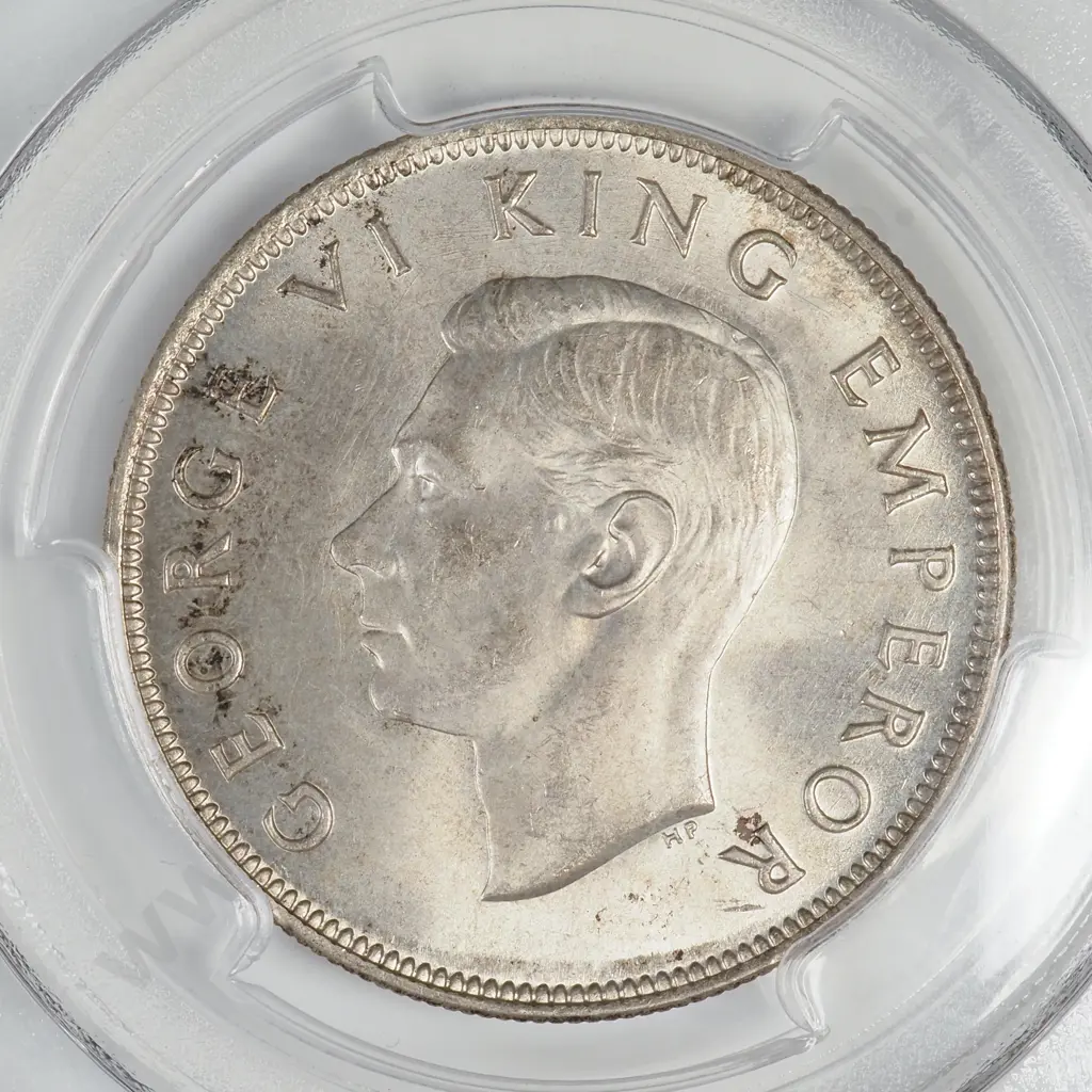 1944 HALFCROWN, MS63, MINIMUM C.V. $2200 Image 1++