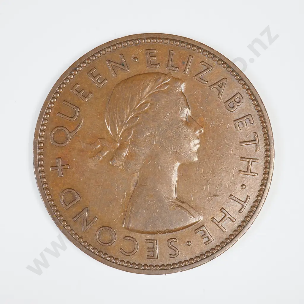 1956 'NO SHOULDER STRAP' PENNY, V.F Image 1++
