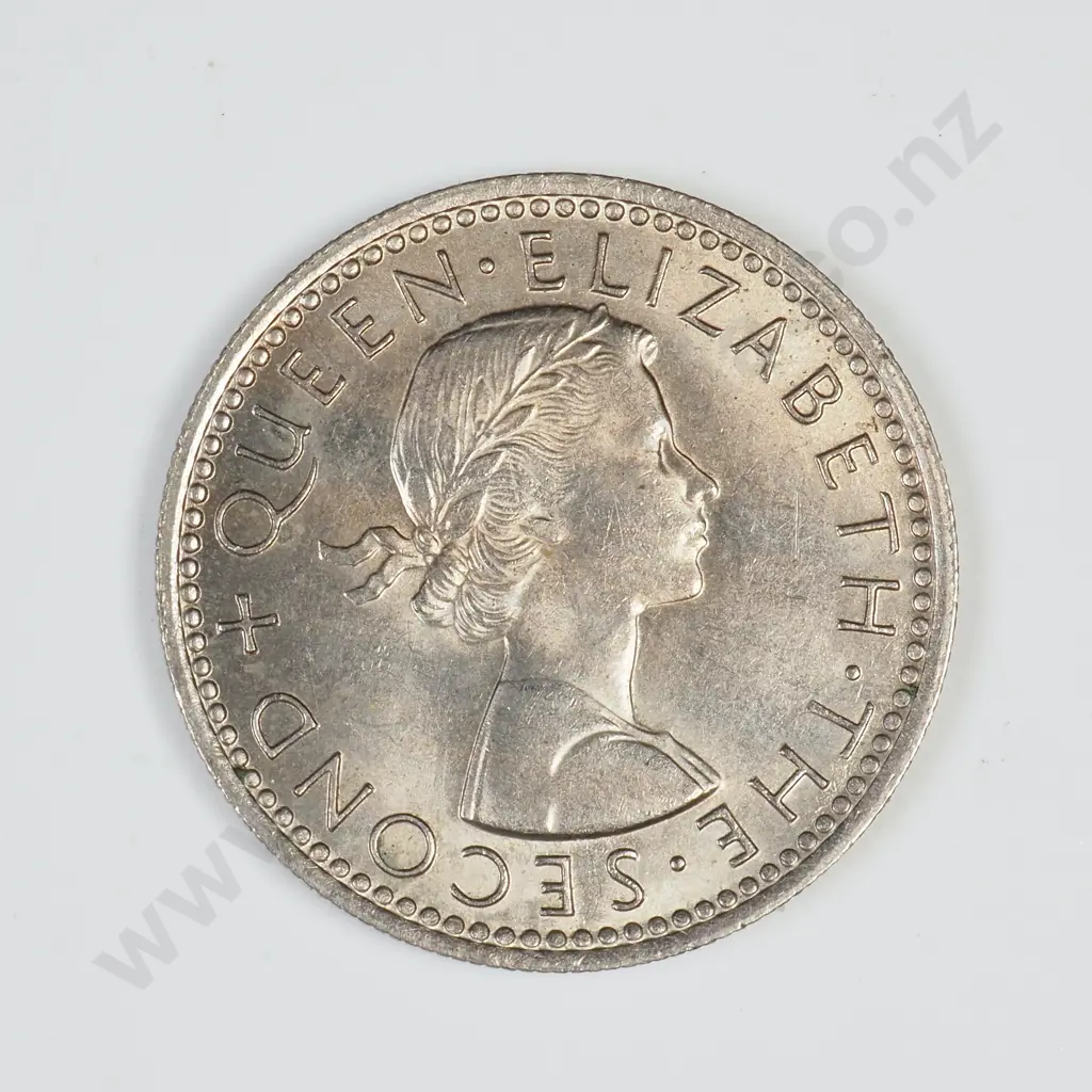 1965 TYPE 2 'BROKEN WING' SIXPENCE, B.UNC, MINIMUM C.V $100 Image 1++