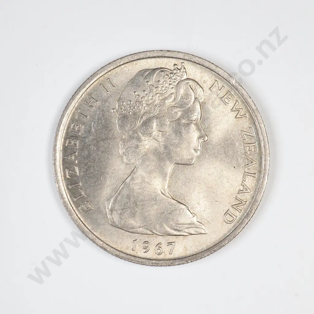 1967 'NO SEA' 5 CENTS, UNC, C.V $100 Image 1++