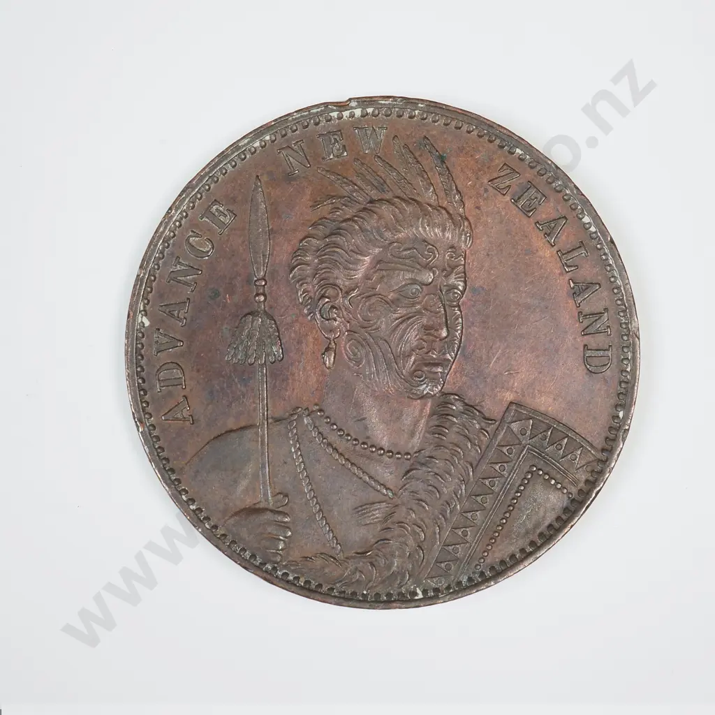 COPPER MILNER AND THOMPSON, CHRISTCHURCH ONE PENNY TOKEN, C.1880 Image 1++