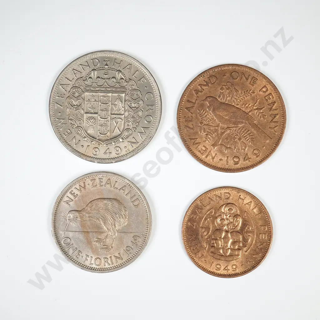 1949 FOUR COIN DATE SET, E.F CCV$200 Image 1++