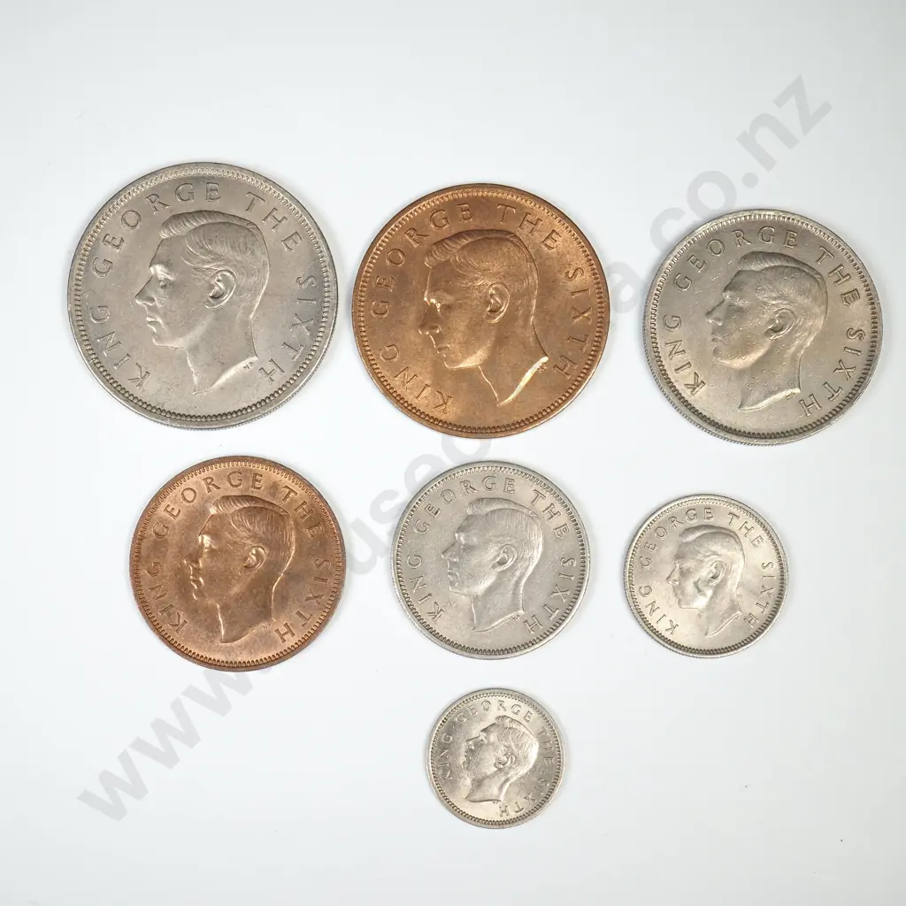 1951 SEVEN COIN DATE SET, E.F OR BETTER MIN CCV$150 Image 1++