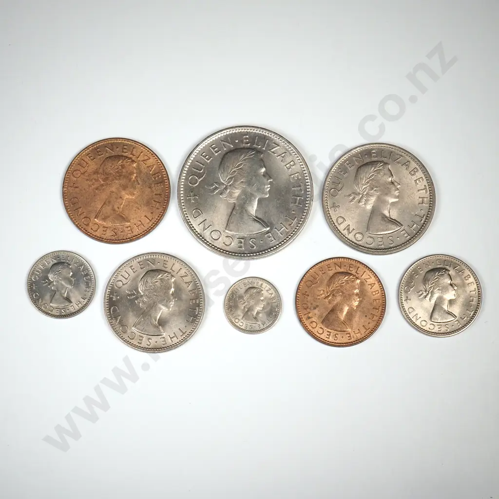 1953 EIGHT COIN DATE SET, A.UNC OR BETTER MIN CCV$265 Image 1++
