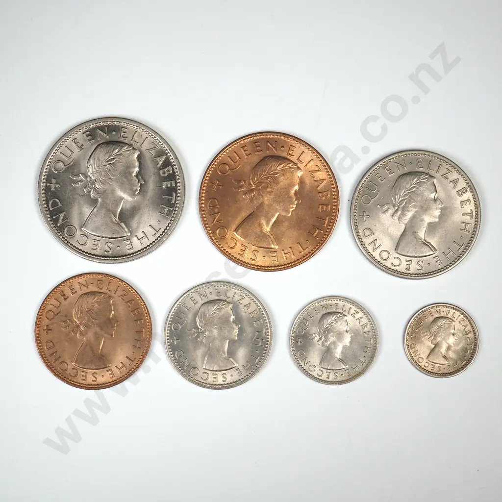 1953 SEVEN COIN DATE SET, A.UNC OR BETTER MIN CCV$250 Image 1++