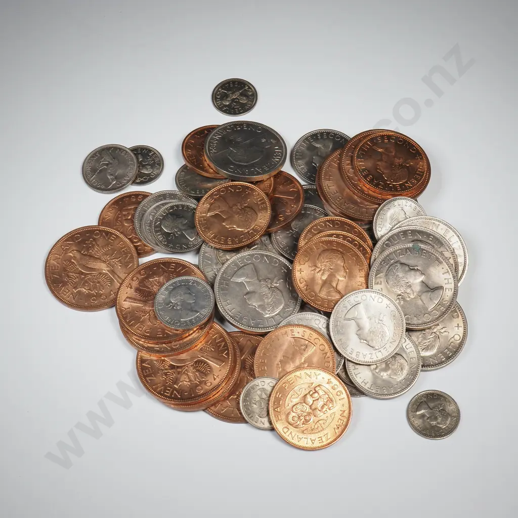 10 X 1964 SIX COIN DATE SETS, UNC Image 1++