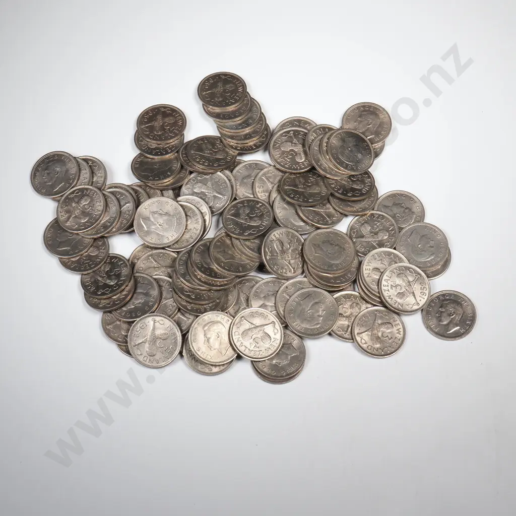 100 X 1952 THREEPENCES, V.F TO A.UNC Image 1++
