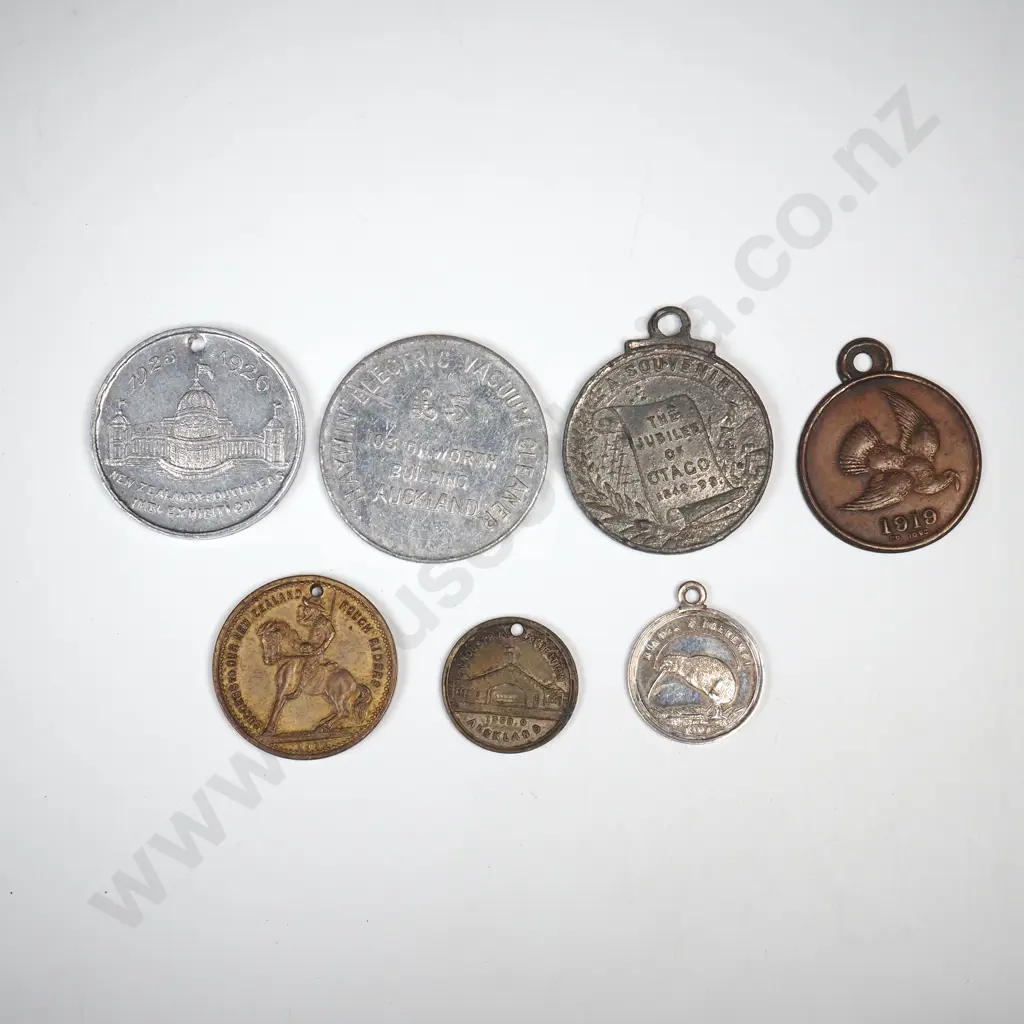 7 X COMMEMORATIVE MEDALETS Image 1++