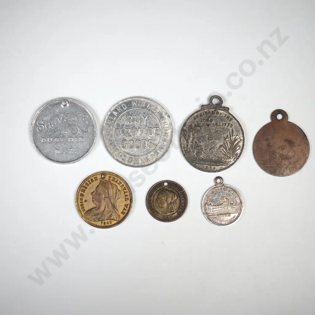 7 X COMMEMORATIVE MEDALETS Image 1++