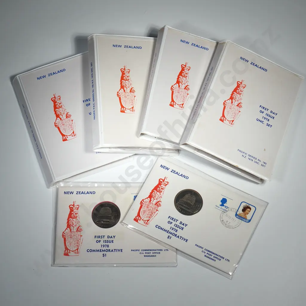 2 X 1978 UNC $1 PNCS, 4 X 1978 UNC SETS PNCS Image 1++