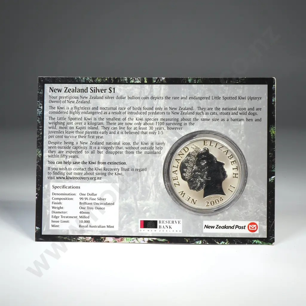 2004 LITTLE SPOTTED KIWI UNC $1, C.V $375 Image 1++