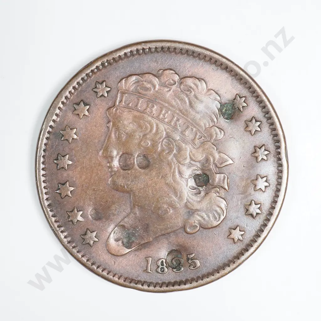 1835 Half Cent Image 1++