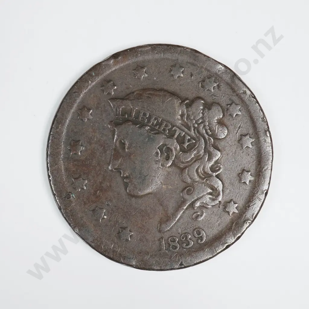 1839 Large Cent Image 1++