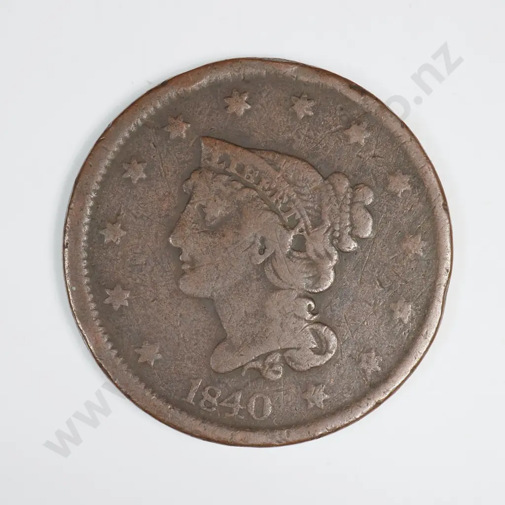 1840 Large Cent - Large Date Image 1++