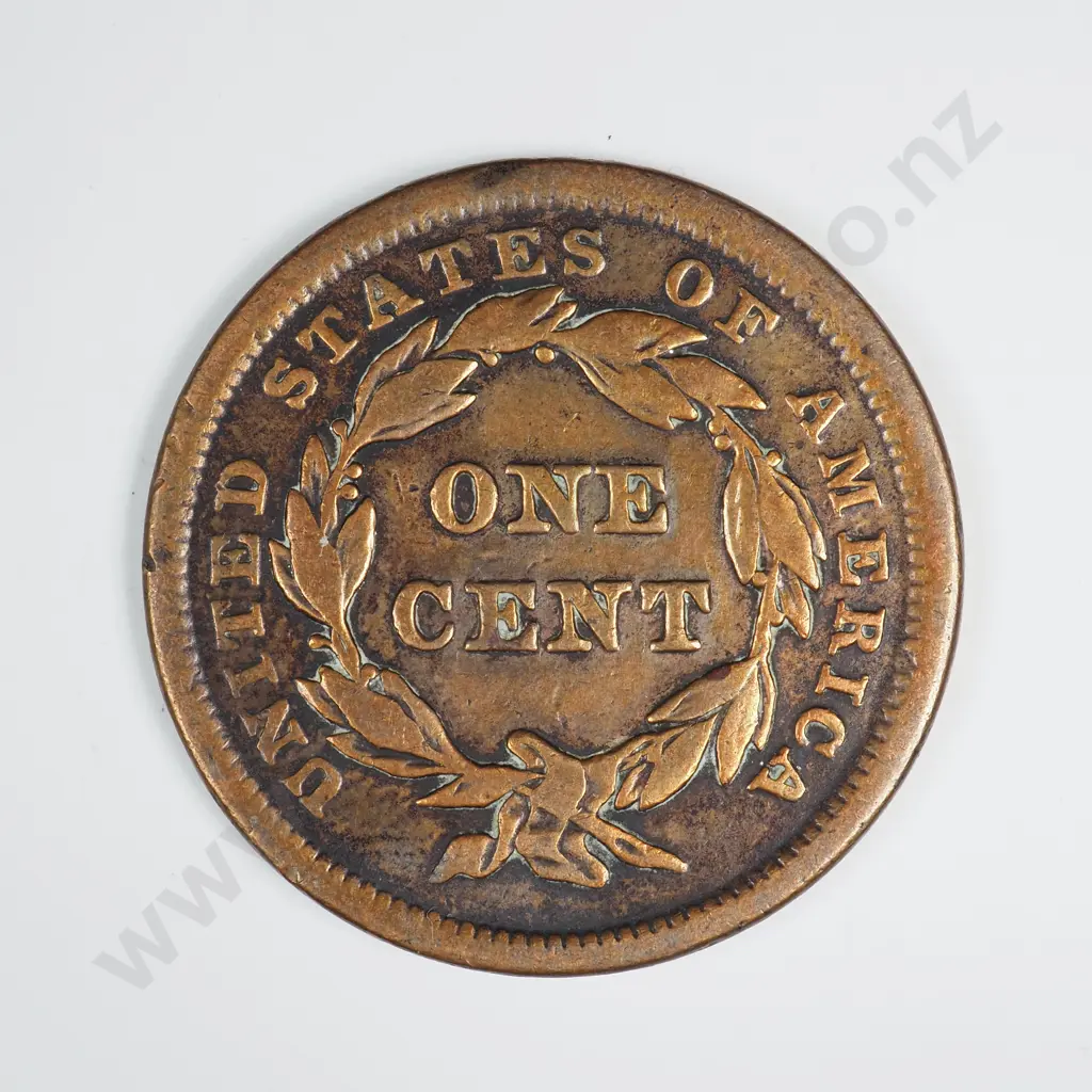 1843 Large Cent - Petite, Small Letters Image 1++