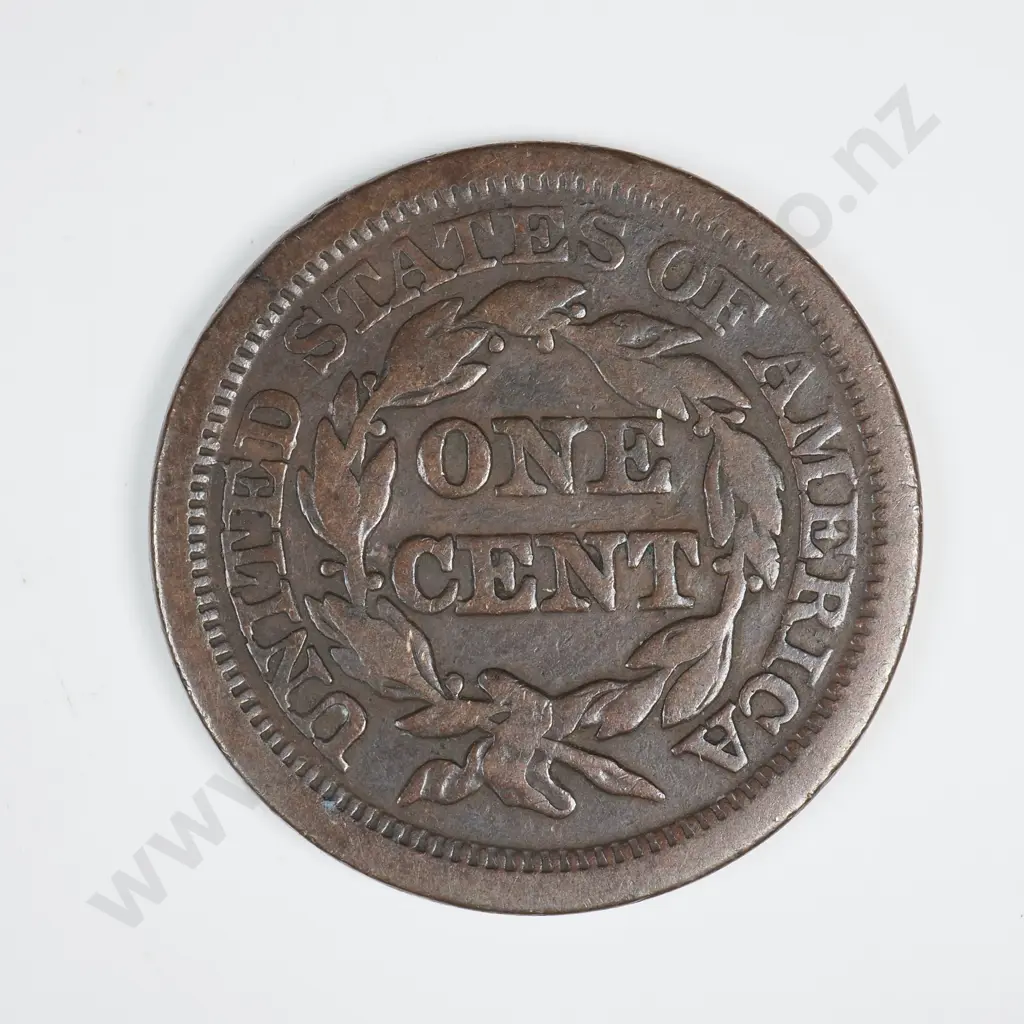 1846 Large Cent - Small Date Image 1++