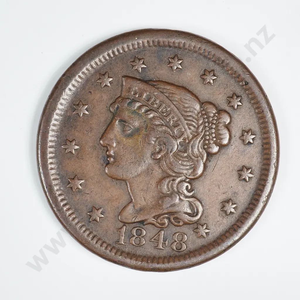 1848 Large Cent Image 1++