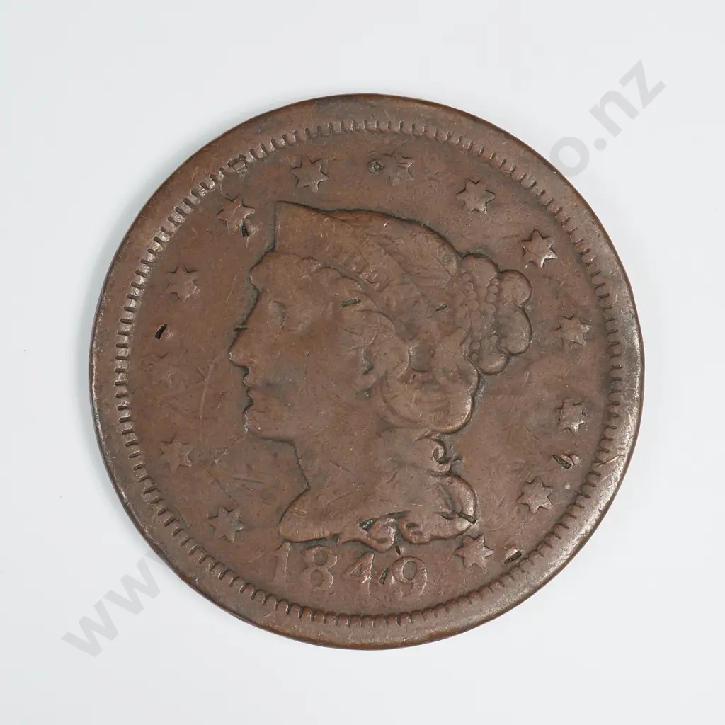 1849 Large Cent Image 1++