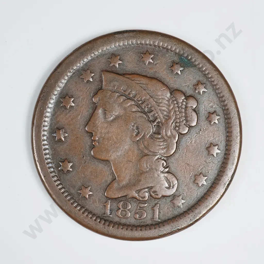 1851 Large Cent Image 1++