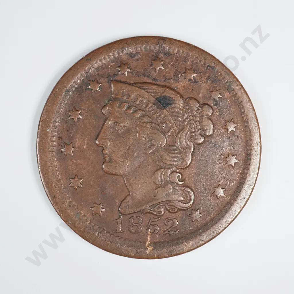 1852 Large Cent Image 1++