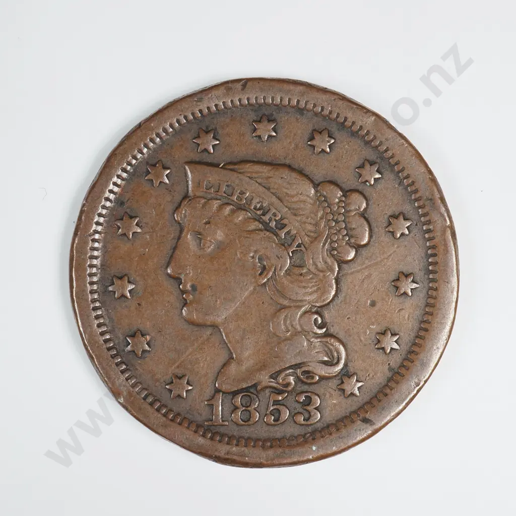 1853 Large Cent Image 1++