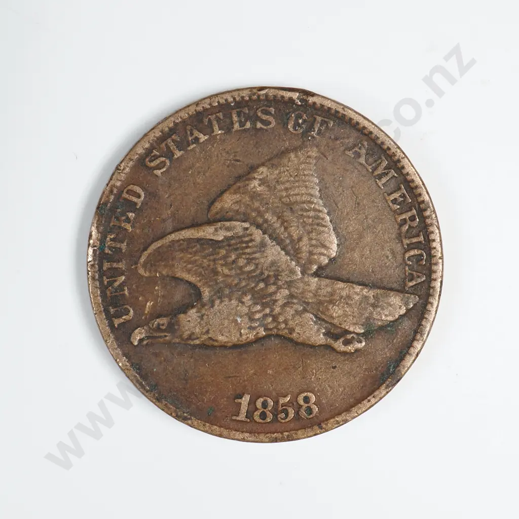 1858 Flying Eagle Cent - Large Letters Image 1++
