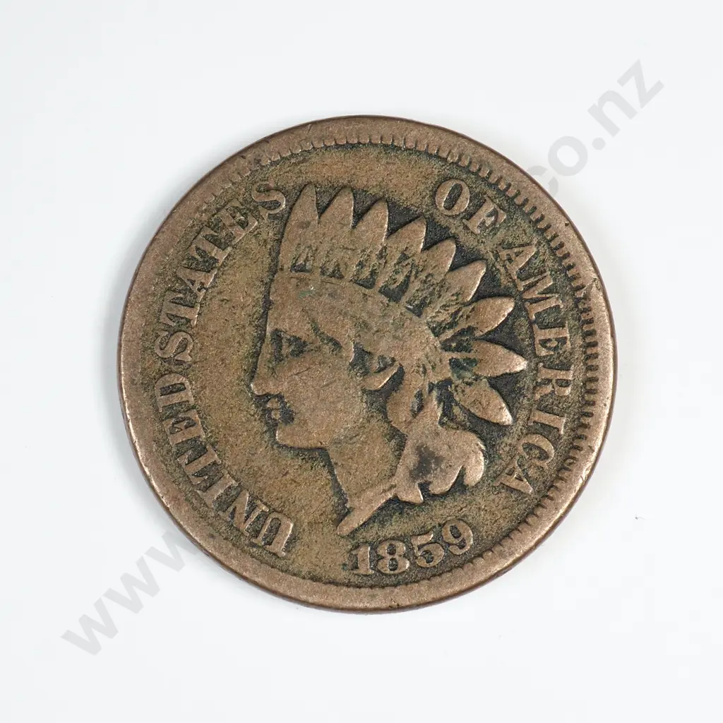 1859 Indian Head Cent Image 1++