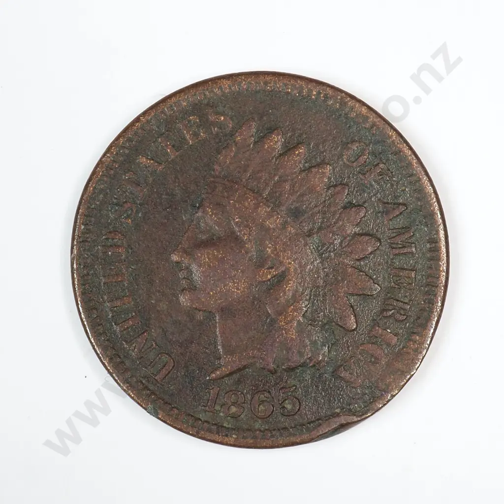 1865 Indian Head Cent Image 1++