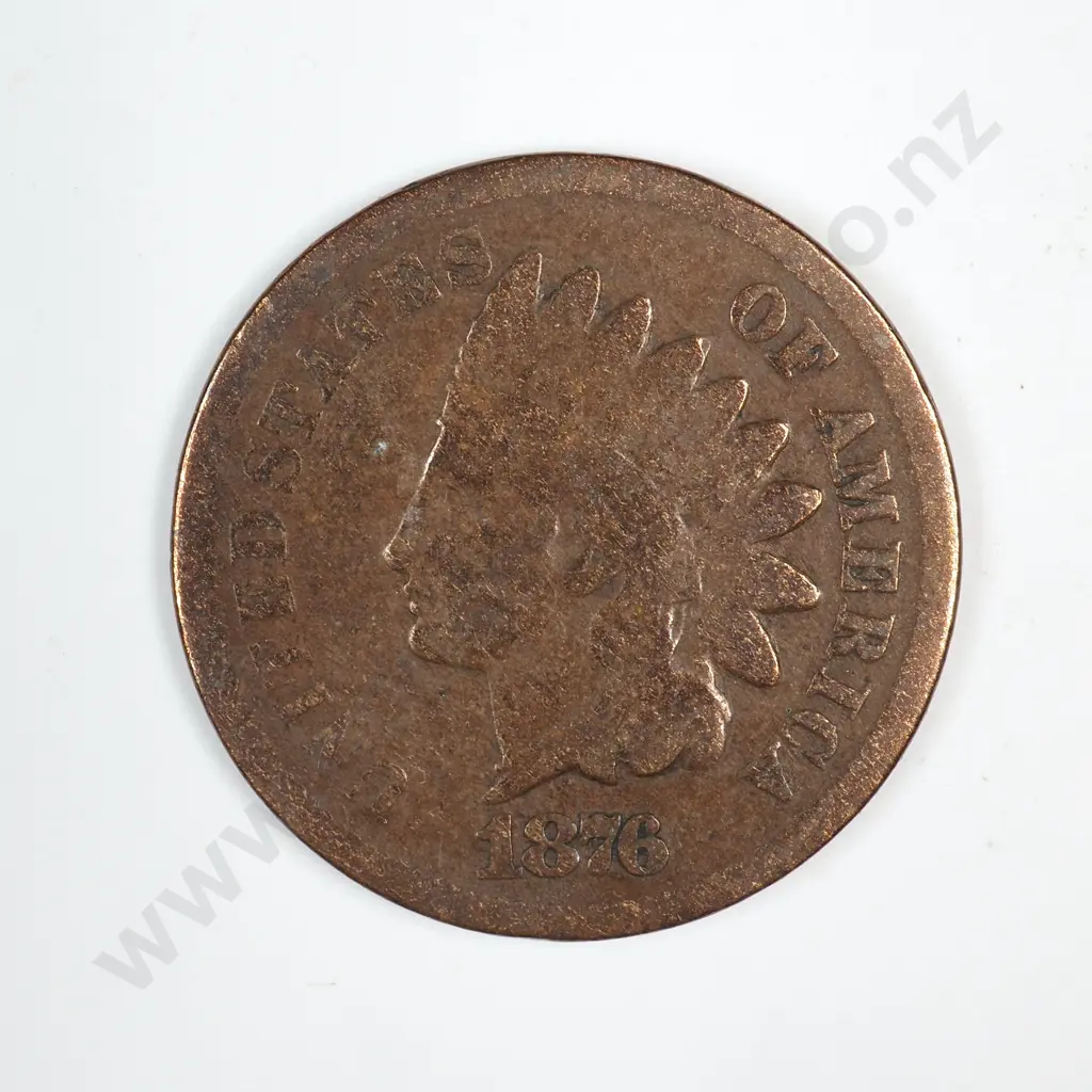 1876 Indian Head Cent Image 1++