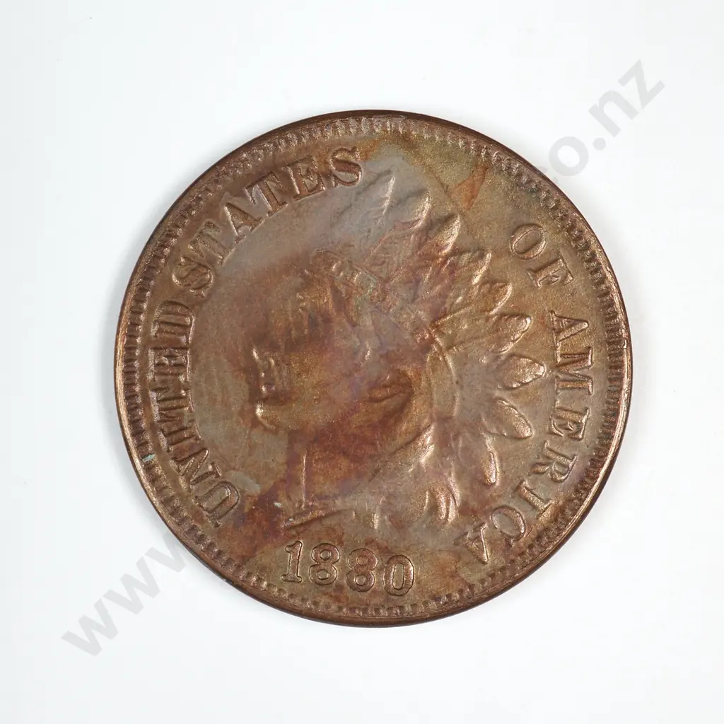 1880 Indian Head Cent Image 1++