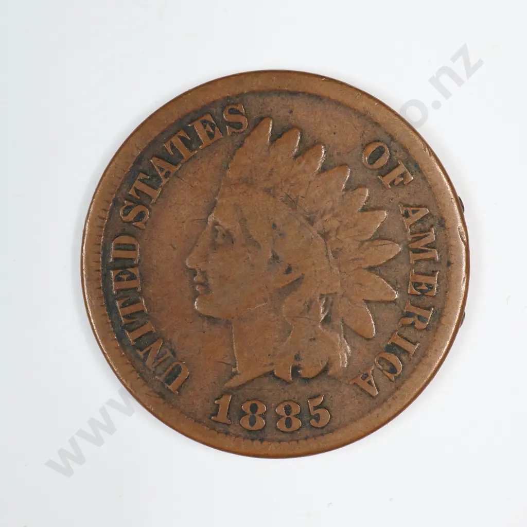 1885 Indian Head Cent Image 1++