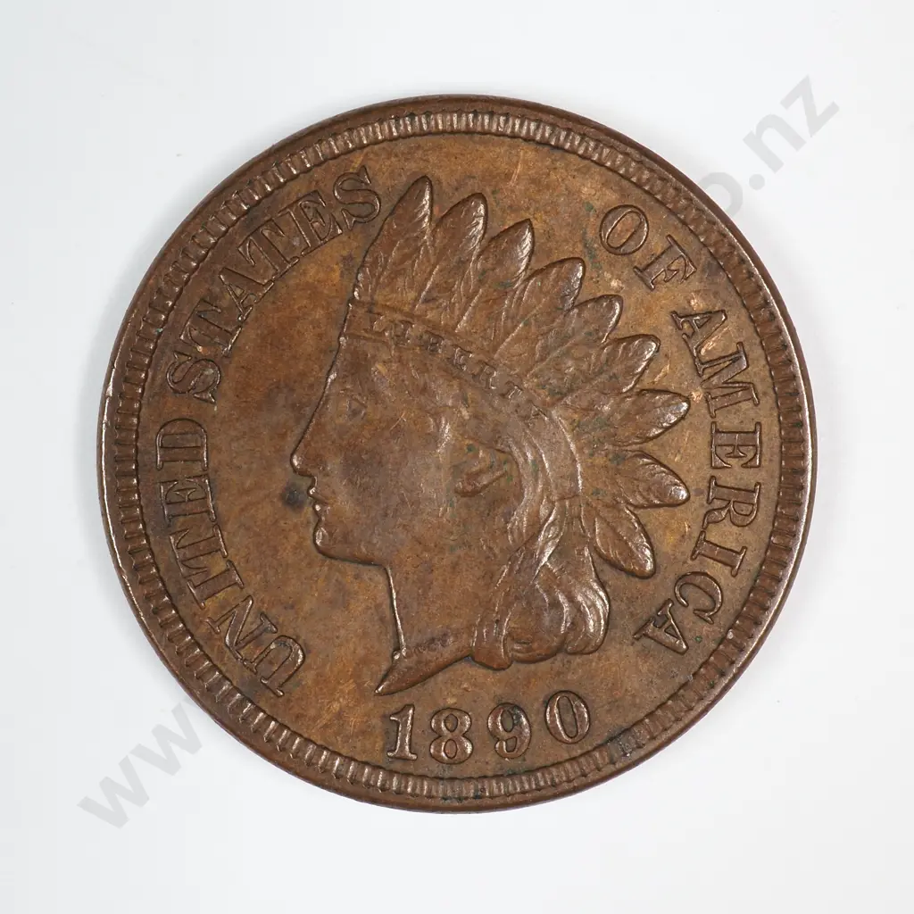 1890 Indian Head Cent Image 1++