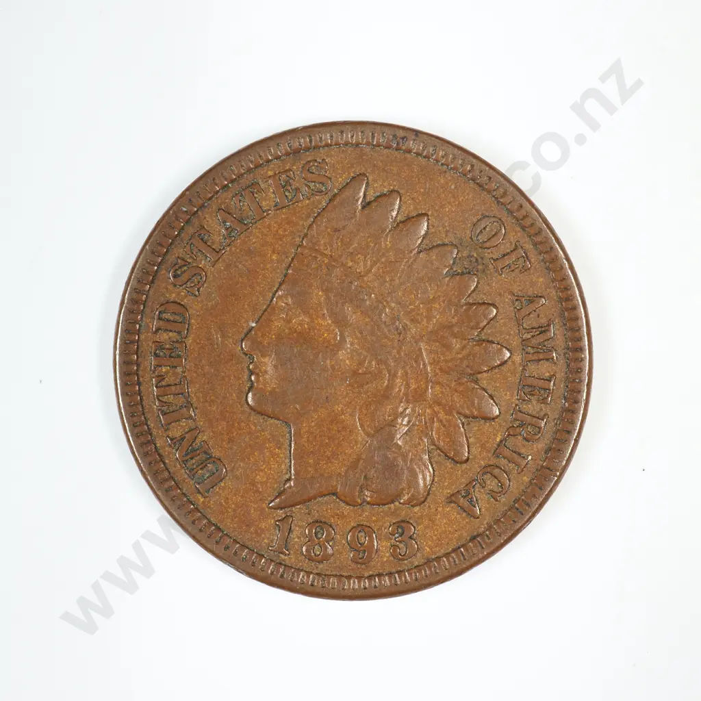 1893 Indian Head Cent Image 1++