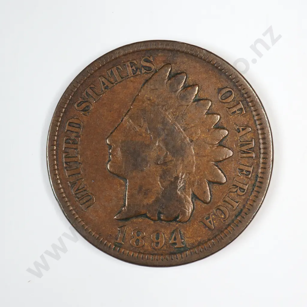 1894 Indian Head Cent Image 1++
